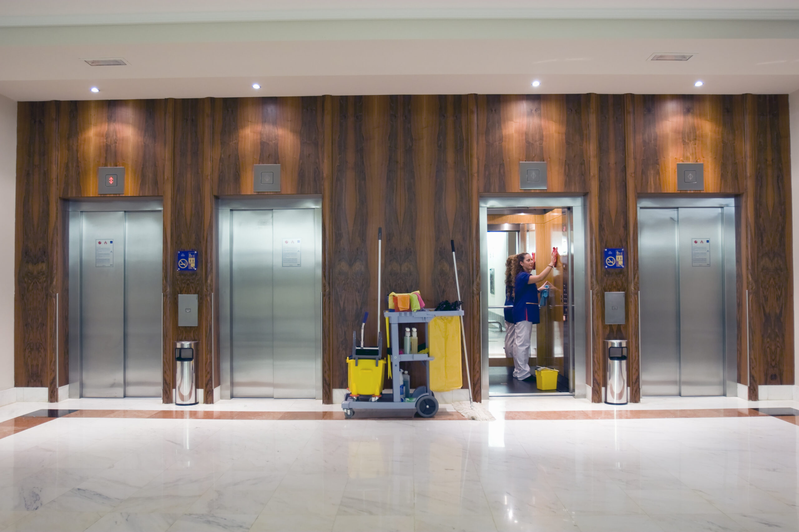 Elevator clean up